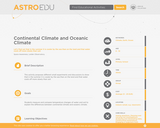 Continental Climate and Oceanic Climate