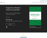 Programmes d'étude et ressources autorisées