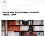 Interactive Study Abroad Guide for Tokyo, Japan