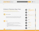 Children's Planetary Maps: Mars