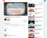 At The Bar With PowerPoint 2013 - Most Excellent PowerPoint Tips