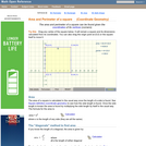 Area and Perimeter of a square (Coordinate Geometry)