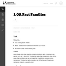 1.OA Fact Families