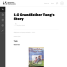 1.G Grandfather Tang's Story