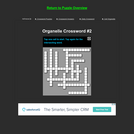 Cell Crossword Puzzle