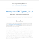 The Programming Historian 2: Creating New Vector Layers in QGIS 2.0