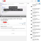 #7 - Datentypen und Zahlen in PHP - PHP Tutorial Deutsch German