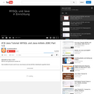 #18 Java Tutorial: MYSQL und Java mittels JDBC Part 1/2