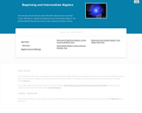 Beginning and Intermediate Algebra