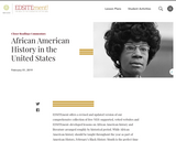 African American History and Culture in the United States