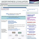 OER Synthesis and Evaluation/Evaluation Toolkit