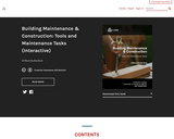 Building Maintenance & Construction: Tools and Maintenance Tasks