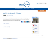 Law 101: Fundamentals of the Law