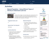 Beyond Population - Using Different Types of Density to Understand Land Use