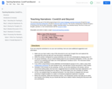 Teaching Narratives: Covid19 and Beyond