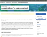 Accessing InterPro programmatically