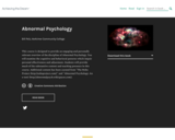 Abnormal Psychology