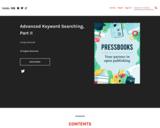 Advanced Keyword Searching, Part II