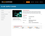 D-Lab: Supply Chains