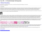 Pathology Case Study: A 10 month-old girl with hypotonia