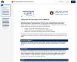 Creating Accessible Documents PDF