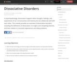 Dissociative Disorders