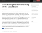 Autism: Insights from the Study of the Social Brain