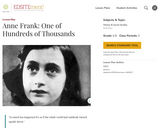 Anne Frank: One of Hundreds of Thousands