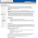 Lab: Measuring the Speed of Sound in Air (with uncertainty analysis)