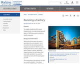 Running a Factory