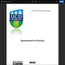 Assessment in Practice